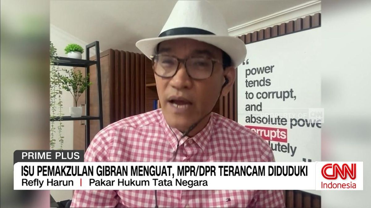 VIDEO: Purnawirawan TNI Ancam Duduki DPR, Refly Harun: Baru Pernyataan
