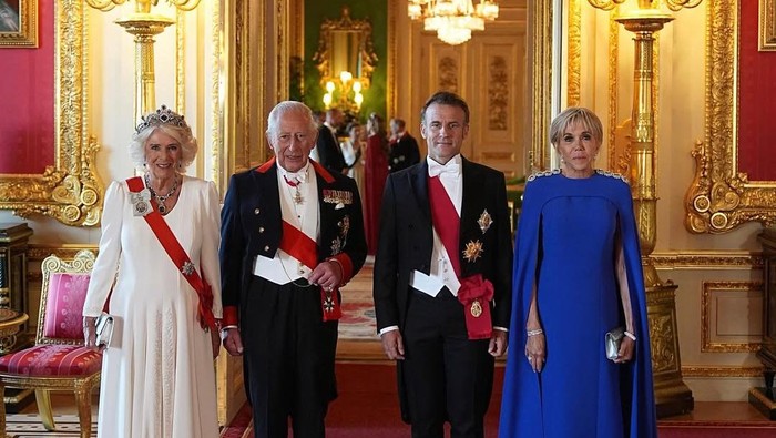 img-title Regal! Intip Penampilan Kompak Ratu Camilla, Kate Middleton, dan Brigitte Macron di State Banquet