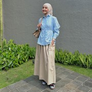 Get The Look: Ide Outfit ke Kampus ala Nabila Ishma, Comfy dan Stylish!