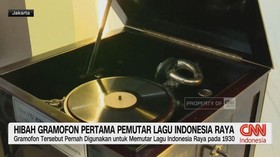 VIDEO: Hibah Gramofon Pertama Pemutar Lagu Indonesia Raya