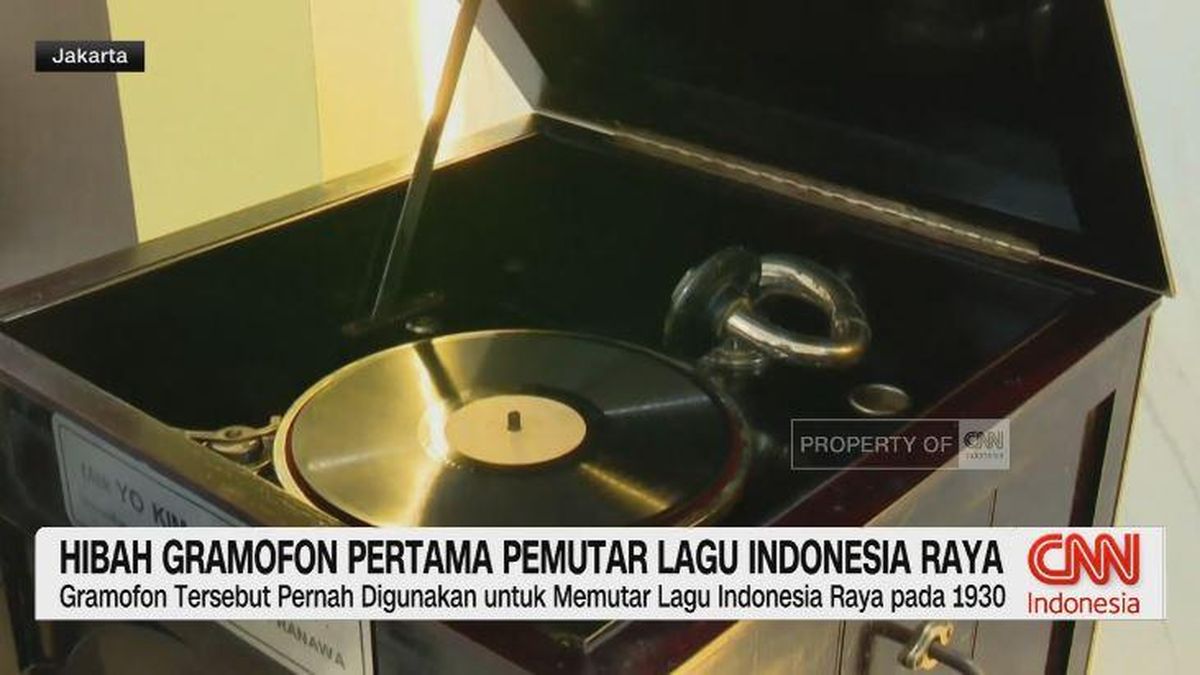 VIDEO: Hibah Gramofon Pertama Pemutar Lagu Indonesia Raya
