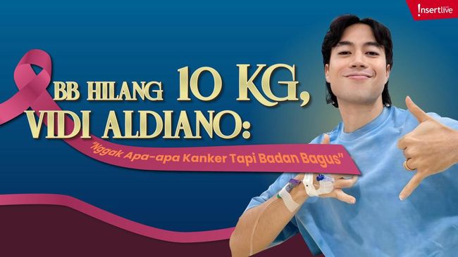 BB Hilang 10 Kg, Vidi Aldiano: Nggak Apa-apa Kanker Tapi Badan Bagus