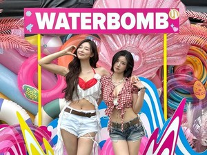 Reuni Produce 48, Simak Potret Kwon Eun Bi dan Lee Si An di Waterbomb Seoul 2025
