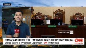 VIDEO: Pembacaan Pledoi Tom Lembong di Kasus Korupsi Impor Gula
