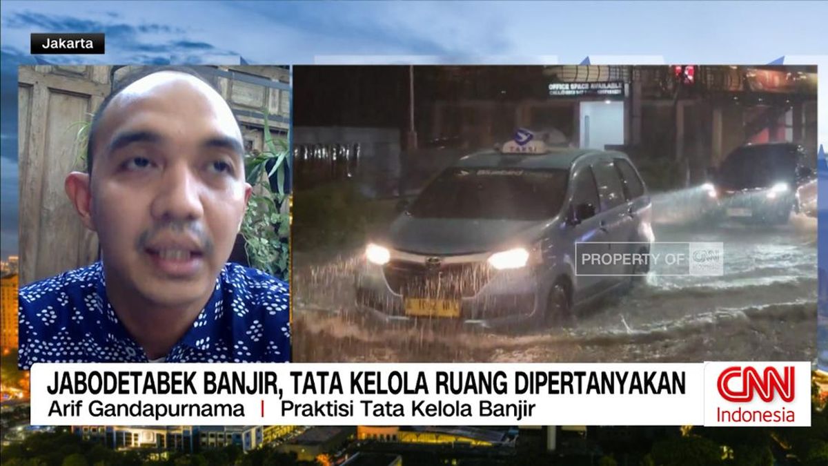 VIDEO: Banjir Jakarta, Pengamat: Karena Persoalan Tata Ruang Kota