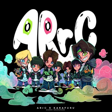 Boy Group ARrC Berkolaborasi dengan Anak Bangsa Jadi Karakter Karafuru