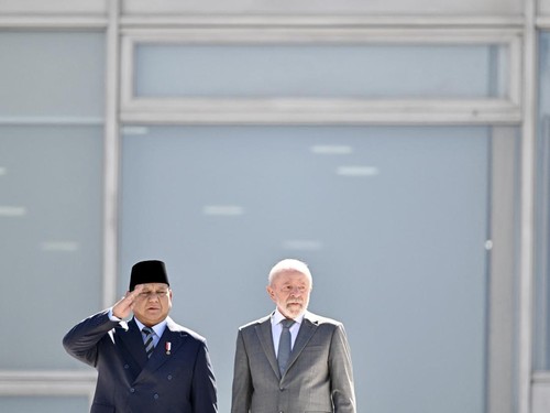Prabowo-Presiden Brasil Kompak Palestina Harus Jadi Anggota PBB