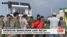 VIDEO: Eksekusi Bangunan Liar Ricuh