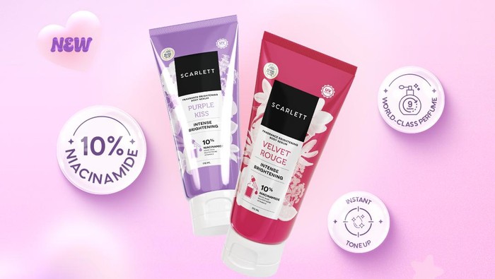 Gandeng Hearts2Hearts, Brand Lokal Scarlett Hadirkan Koleksi Body Serum Terbaru