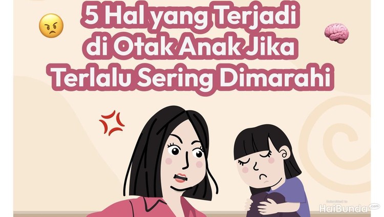 5 Hal yang Terjadi di Otak Anak Jika Terlalu Sering Dimarahi