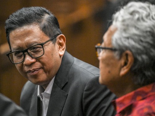 Sidang Duplik, Hasto Minta Hakim Jatuhkan Putusan Bebas