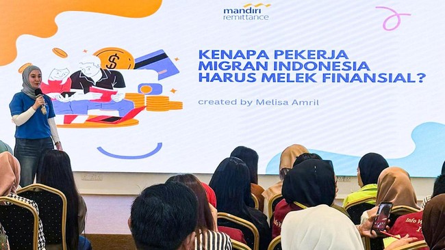 Pada Mandiri Sahabatku, Bank Mandiri melalui Mandiri Remittance Malaysia mengedukasi PMI agar mampu mengelola keuangan pribadi secara bijak dan berkelanjutan.
