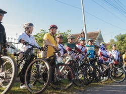 Semarak Gowes HUT Bhayangkara di Polres Blitar
