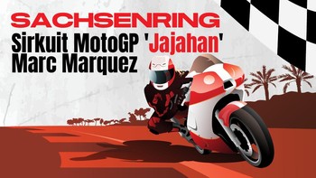 INFOGRAFIS: Sachsenring, Sirkuit MotoGP 'Jajahan' Marc Marquez