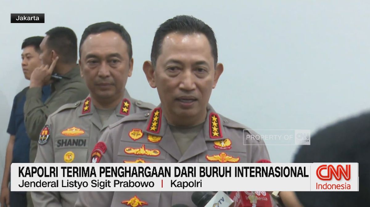 VIDEO: Kapolri Terima Penghargaan dari Buruh Internasional