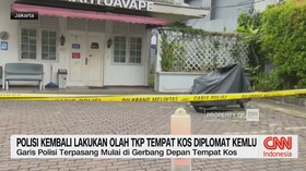 VIDEO: Polisi Kembali Lakukan Olah TKP Tempat Kos Diplomat Kemlu