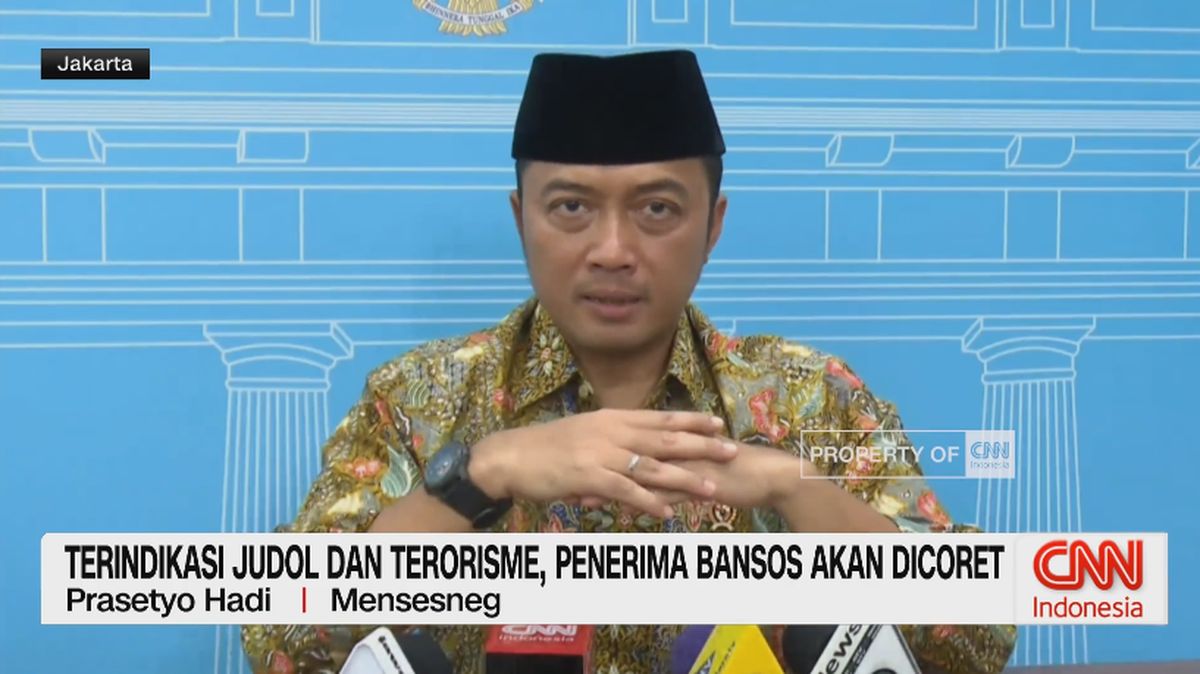 VIDEO: Terindikasi Judol Dan Terorisme, Penerima Bansos Akan Dicoret