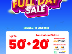 Transmart Full Day Sale Besok Datang Lagi! Serbu Pesta Diskon 50% + 20%