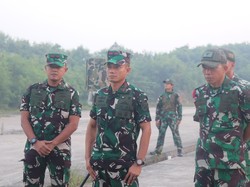 Danpasmar 1 Saksikan Latihan Pengamanan Obvitnas, Asah Kemampuan Tempur Prajurit Marinir