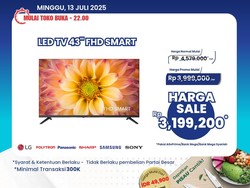 Beli TV LED di Transmart Full Day Sale Diskon Jutaan