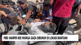 VIDEO: Israel Bombardir Gaza, 800 Warga Tewas Saat Antre Makanan