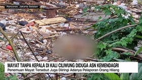 VIDEO; Mayat Tanpa Kepala di Kali Ciliwung Diduga ASN Kemendagri