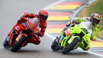 Sorotan Dunia Olahraga CNN Sport : Hasil Sprint Race MotoGP Jerman: Sempat Buat Kesalahan, Marquez Menang
