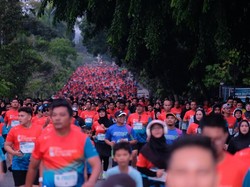 Video Meriahnya Riau Bhayangkara Run: Ada Pacu Jalur-Bayi Ikutan Lari