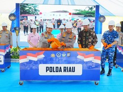 Kapolri Groundbreaking 9 Dapur SPPG Polda Riau, Dukung Penuh Program MBG