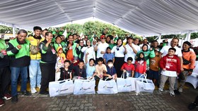 Pertamina Dukung Pendidikan Anak Ojek Lewat Program Sesama