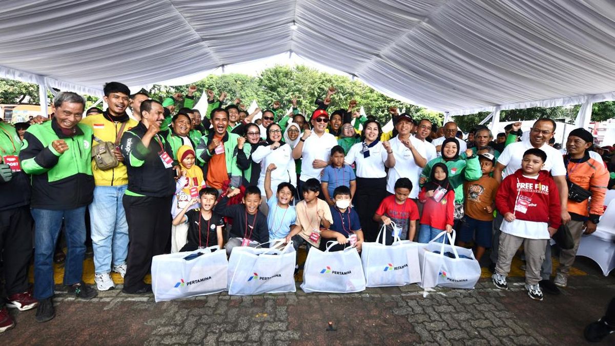 Pertamina Dukung Pendidikan Anak Ojek Lewat Program Sesama