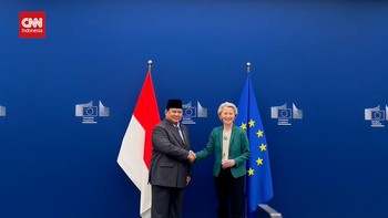 VIDEO: Momen Prabowo Temui Presiden Komisi Uni Eropa di Brussel