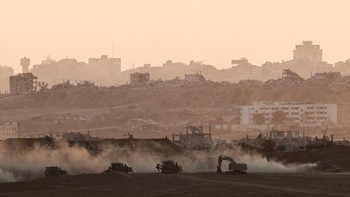 FOTO: 86,1 Persen Wilayah Jalur Gaza Diduduki Militer Israel