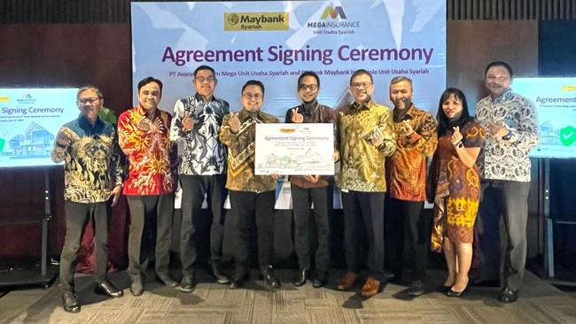 PT Asuransi Umum Mega Unit Usaha Syariah resmi menjalin kerja sama strategis dengan PT Bank Maybank Unit Usaha Syariah.