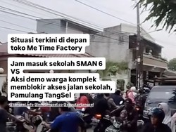 MPLS Hari Pertama, Akses ke SMAN 6 dan SMPN 17 Tangsel Ditutup Warga