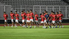 FOTO: Latihan Terakhir Indonesia Jelang Lawan Brunei di Piala AFF U-23
