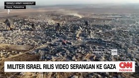 VIDEO: Militer Israel Rilis Video Serangan Ke Gaza