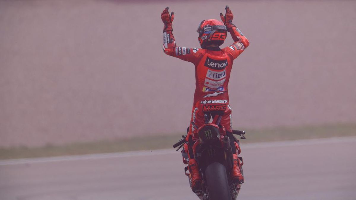 Marc Marquez Aura Farming, Selebrasi Pacu Jalur di MotoGP Jerman