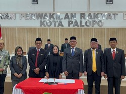 DPRD Palopo Umumkan Naili-Ome Sebagai Wali Kota-Wawali Periode 2025-2030
