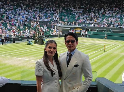 Pangeran Mateen dan Istri Tampil Kompak Serba Putih Hadiri Final Wimbledon, Intip Potretnya