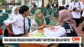 VIDEO: Rasa Bahagia & Khawatir Sambut Hari Pertama Sekolah Rakyat