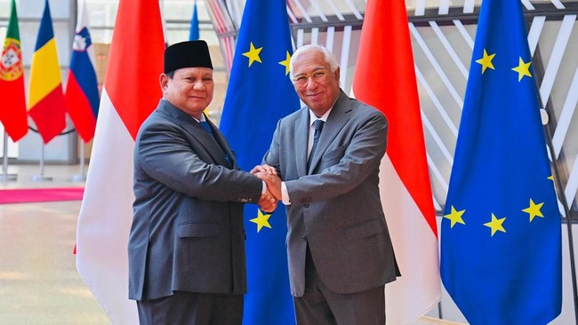Pertemuan Presiden RI Prabowo dengan Presiden Dewan Eropa António Costa menandai momentum Indonesia-Uni Eropa mencapai kesepakatan IEU-CEPA.