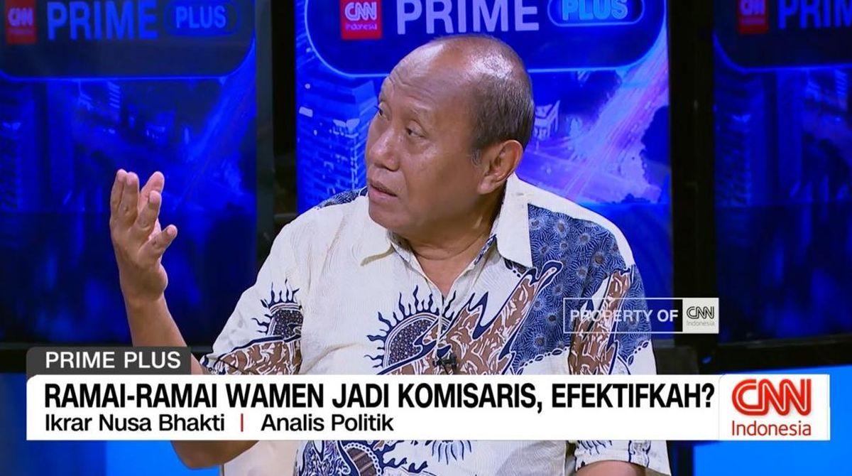 VIDEO: Ikrar Nusa Bhakti: Rangkap Jabatan Wamen Terkait Azas Kepatutan