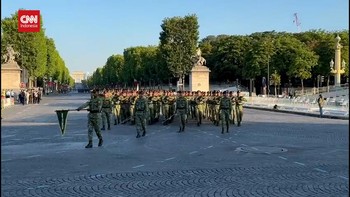 VIDEO: Gladi Resik Parade Militer TNI di Bastille Day Prancis