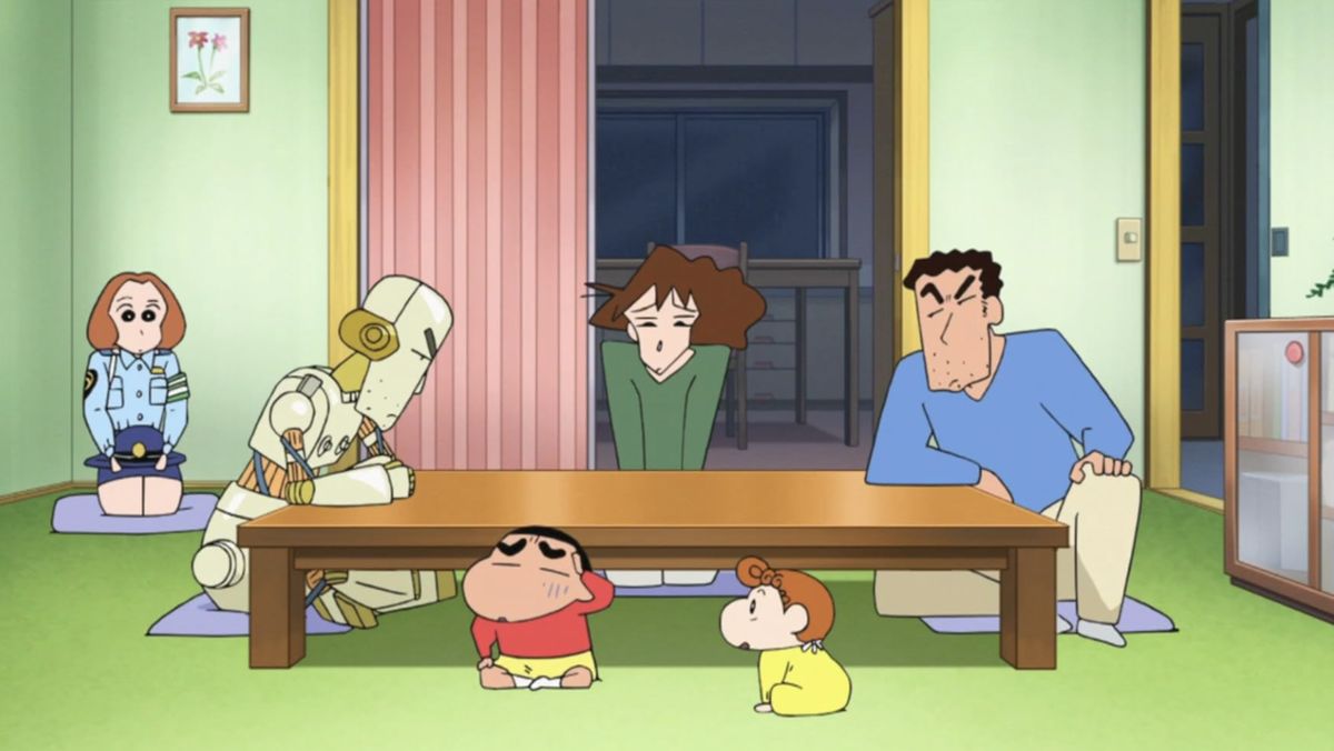 Crayon Shinchan: Intense Battle! Robo Dad Strikes Back, Haru tapi Lucu