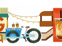 Unik! Kopi Susu Gula Aren Jadi Google Doodle Hari Ini