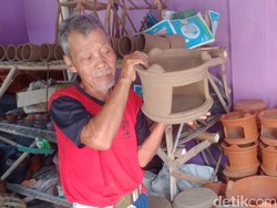 Geliat UKM Gerabah Desa Bentangan Klaten, Bertahan di Tengah Peralatan Modern