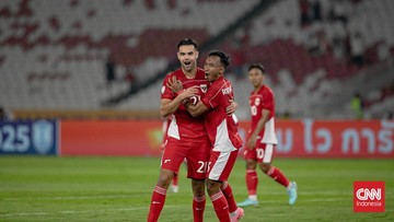 Berita Olahraga Terkini CNN Sport : Babak Pertama: Indonesia Unggul 7-0 atas Brunei, Jens Raven Lima Gol
