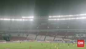 GBK Sepi saat Timnas Indonesia U-23 Bantai Brunei