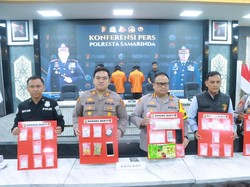 1 Kg Sabu Disita di Samarinda, 2 Pengedar Terancam Hukuman Mati